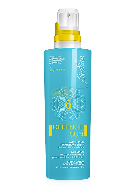 BioNike Linea Defence Sun SPF6 Latte Spray Corpo Pelli Sensibili 200 ml
