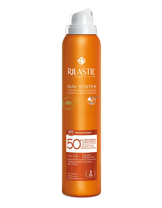 Rilastil Linea Sun System PPT SPF50+ Spray Trasparente Elasticizzante 200 ml