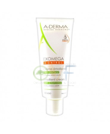 A-Derma Linea Exomega Pelli Secche Control Crema Emolliente Anti-Prurito 200 ml