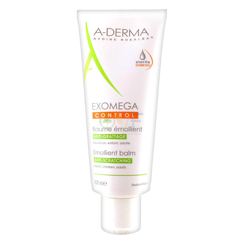 A-Derma Linea Exomega Pelli Secche Control Balsamo Emolliente Anti-Prurito 200ml