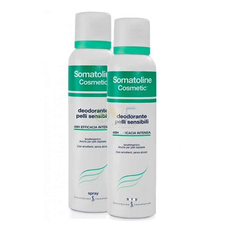 Somatoline Cosmetic Linea Deodorante Pelli Sensibili Spray Duo 2x150 ml