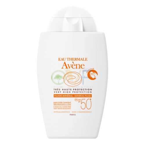 Avene Linea Solare Pelli Intolleranti SPF50+ Fluido Minerale Filtri Fisici 50 ml