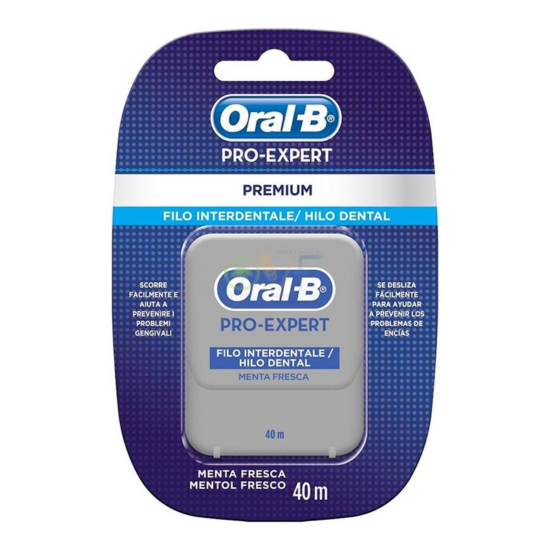 Oral-B Linea Igiene Dentale Quotidiana Pro-Expert Filo Interdentale 40 m