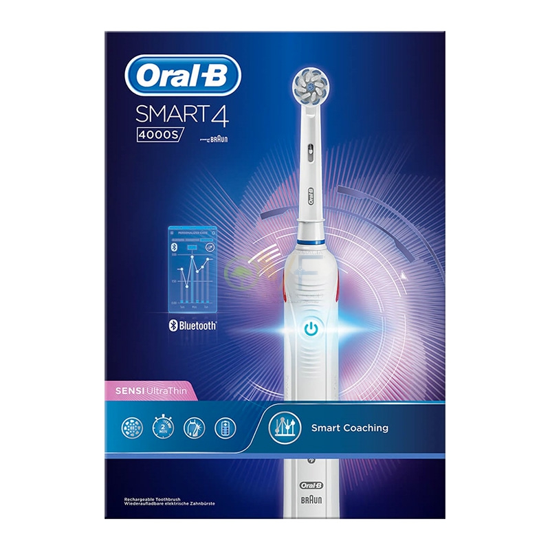 Oral-B Linea Igiene Dentale 4000S Smart4 Sensi Ultrathin Spazzolino Elettrico