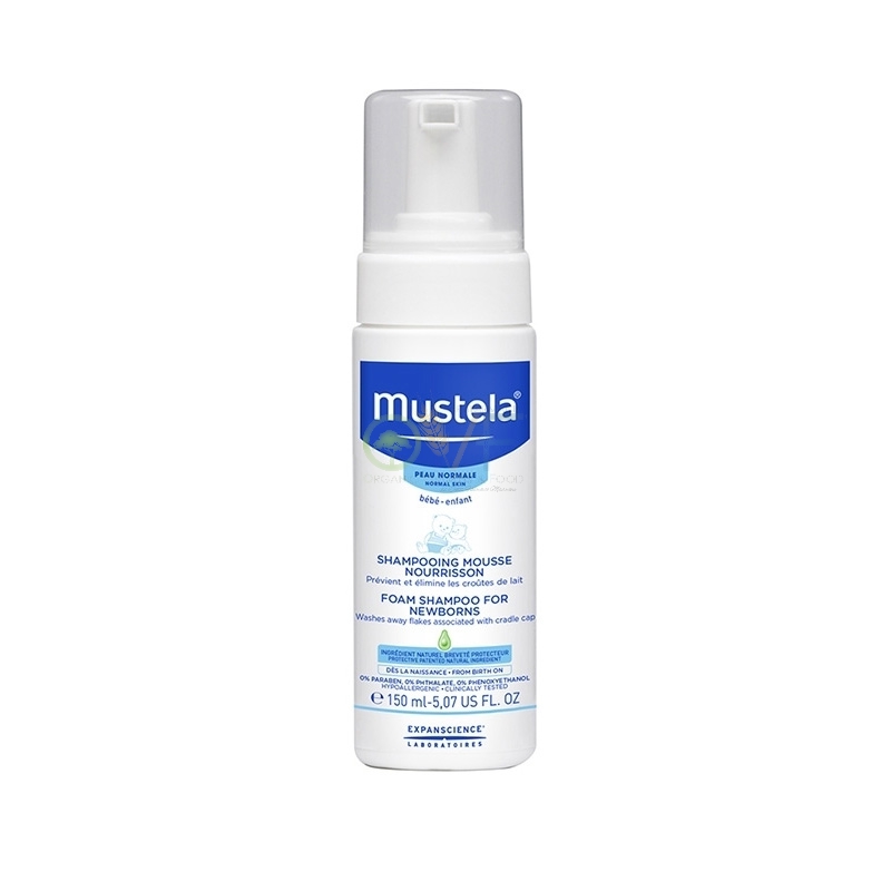 Mustela Linea Pelli Normali Shampoo Mousse Dolce Capelli Fini e Delicati 150 ml