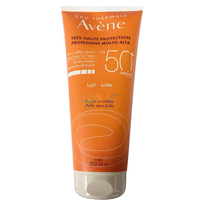 Avene Linea Solare Pelli Sensibili SPF50+ Latte Protezione Molto Alta 250 ml