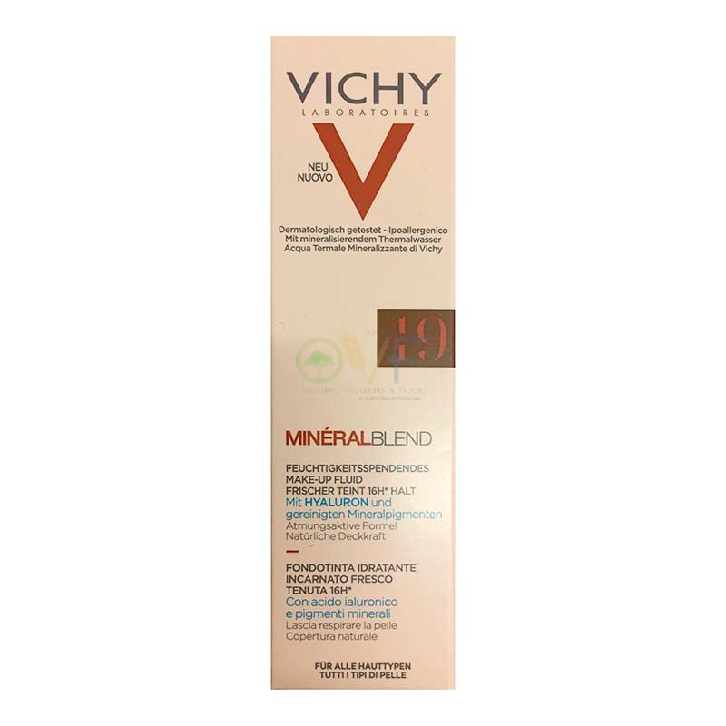 Vichy Make-up Linea Mineralblend Fondotinta Idratante Fluido 30 ml 03 Gypsum