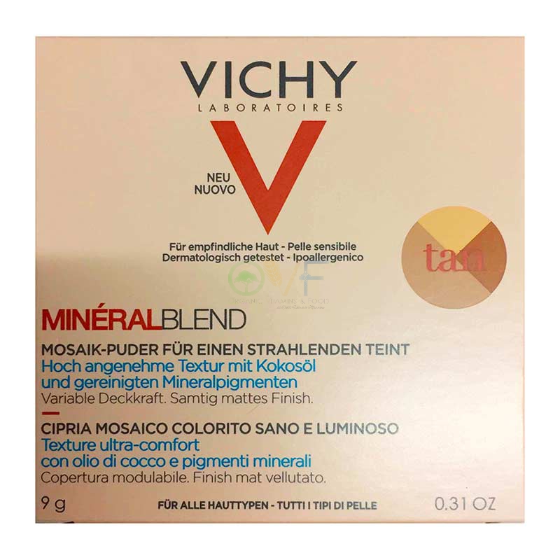 Vichy Make-up Linea Mineralblend Cipria Mosaico Idratante Uniformante 9 g Light