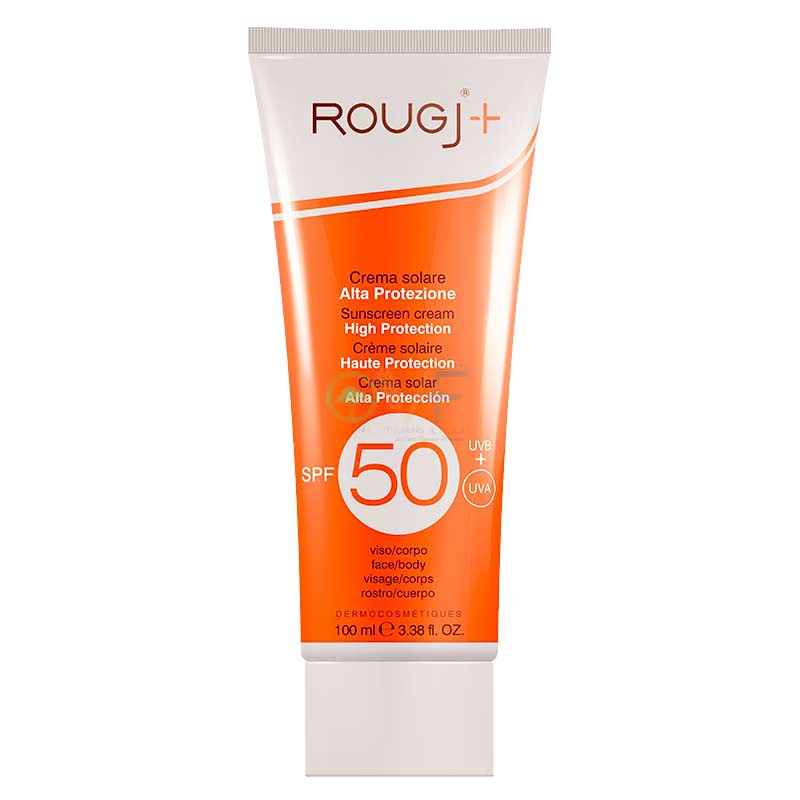 Rougj Linea Solare SPF50 Protezione Solare Molto Alta Crema Corpo 100 ml