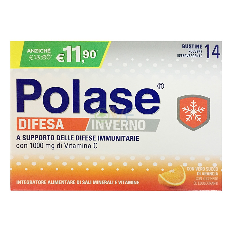 Polase Linea Vitamine e Minerali Difesa Inverno Integratore Granulato 14 Buste