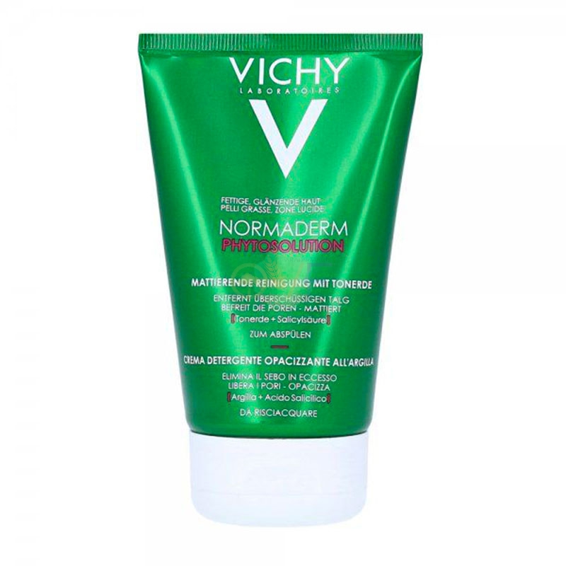 Vichy Linea Normaderm Phytosolution Crema Detergente Opacizzante all'Argilla 125